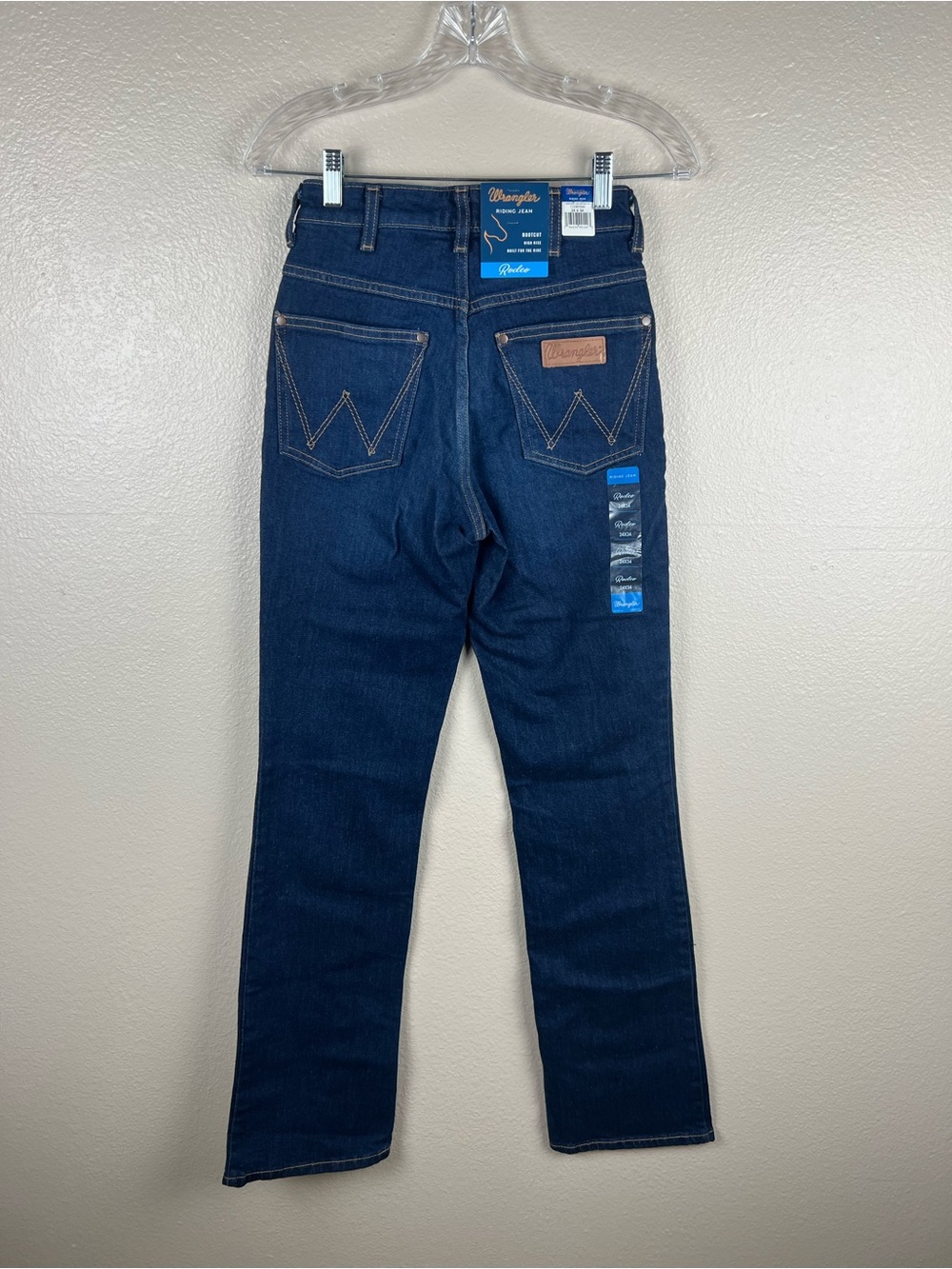 NWT Wrangler Riding Jean Rodeo Bootcut High Rise 24x34 - Picture 6 of 6